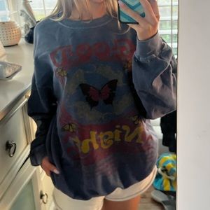 pacsun graphic crew-neck